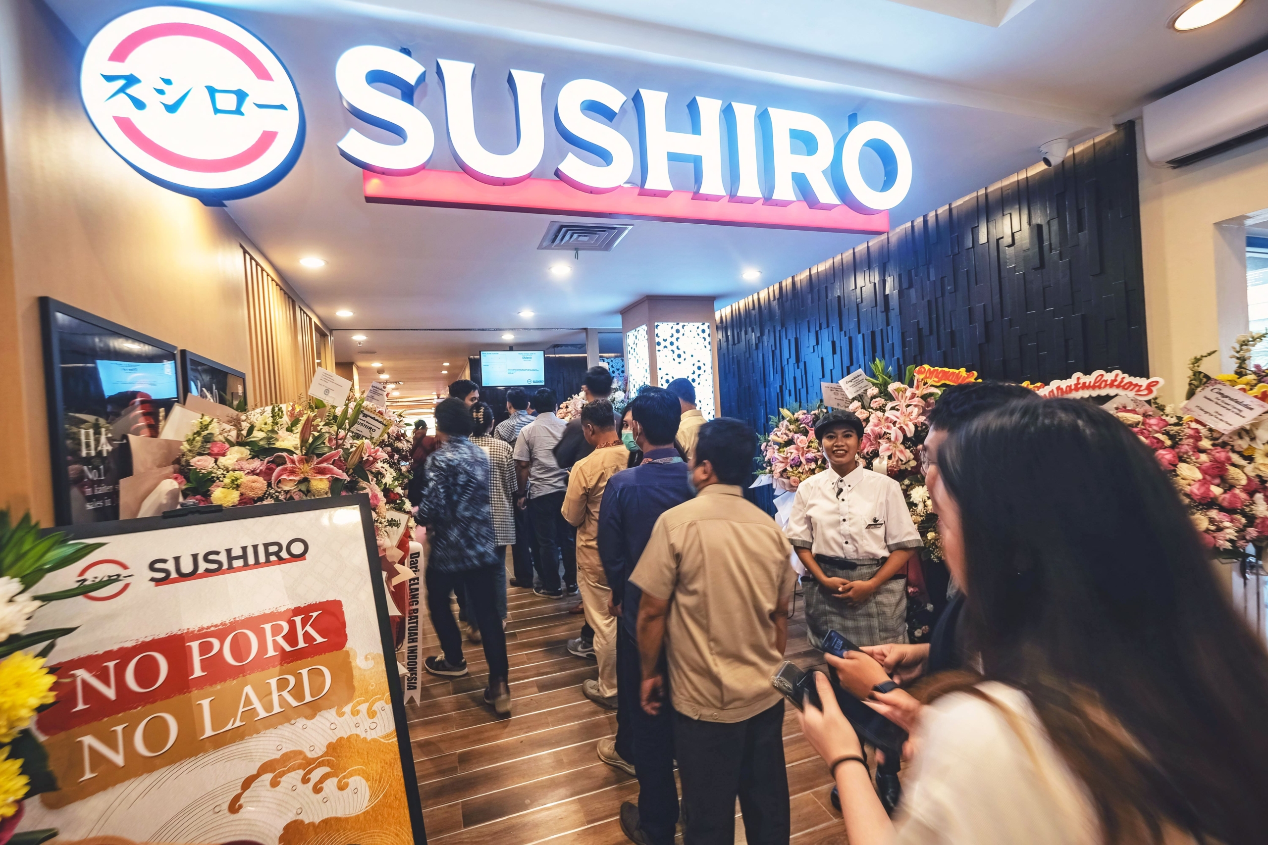 SUSHIRO opens its first store in Indonesia, its 8th area. 11/27 “SUSHIRO Pondok Indah Mall” opens in Jakarta ~ WOW! the World with “Yummy!” ~